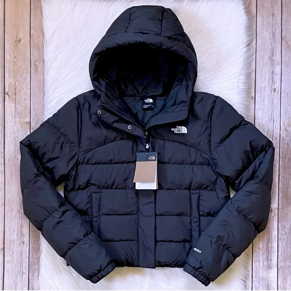 The North Face Women’s Baltic Down Black Puffer Hoodie Jacket